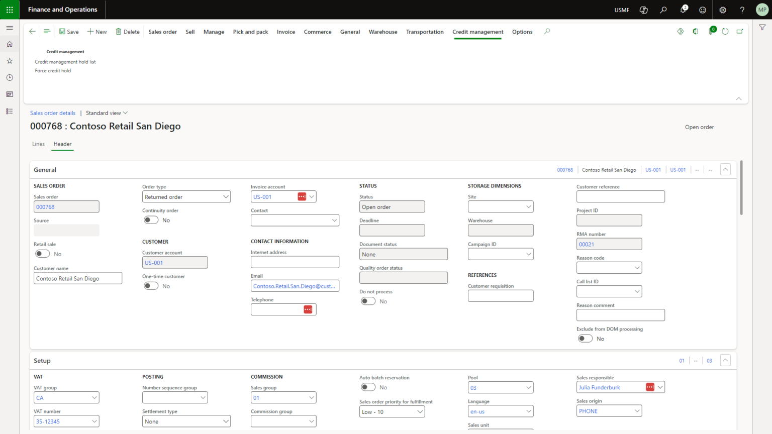A spectacular survey of sales orders – AX7 – The D365 F&O Blog